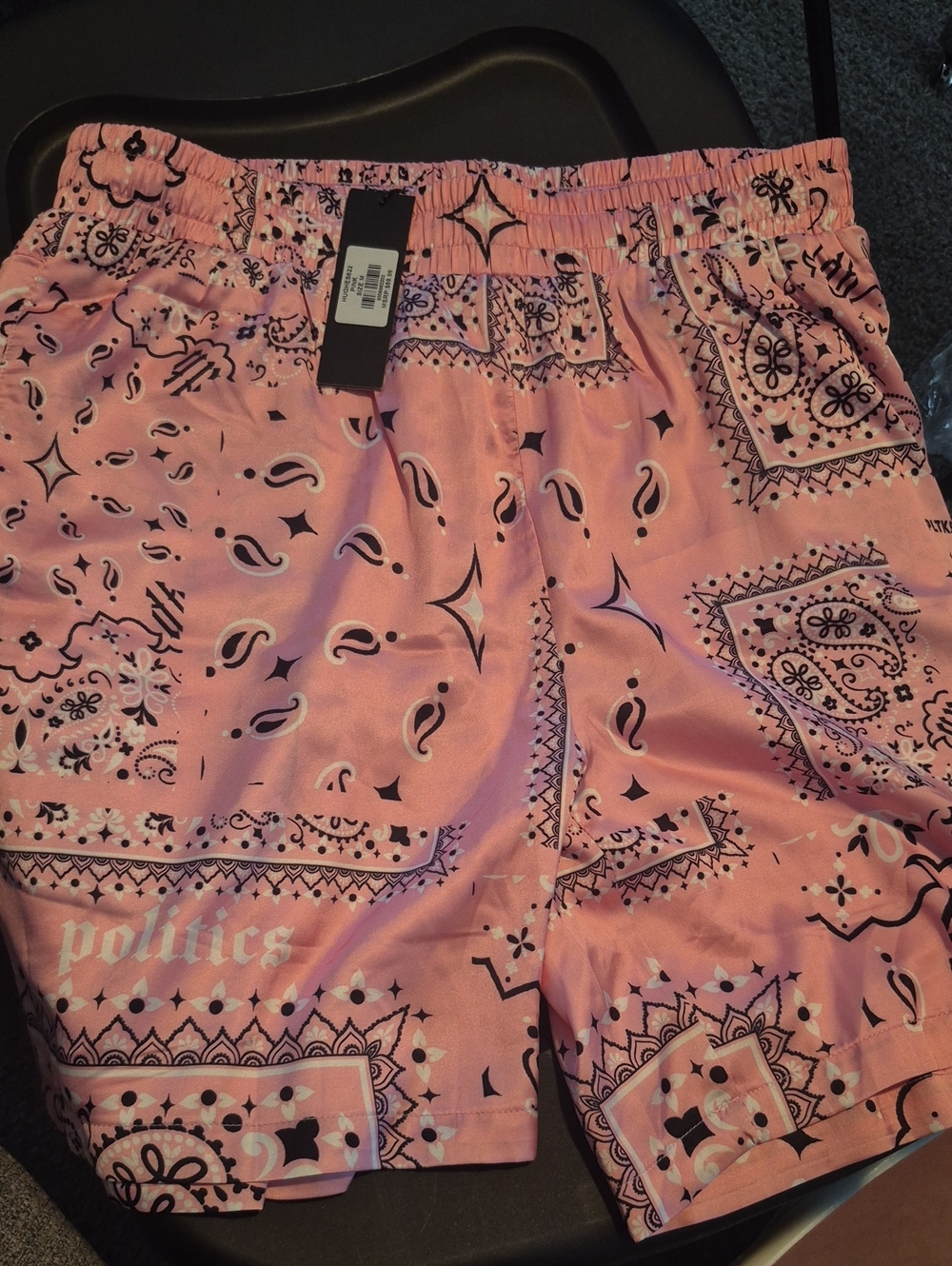 Men’s Pink Bandana Print Lounge Pants